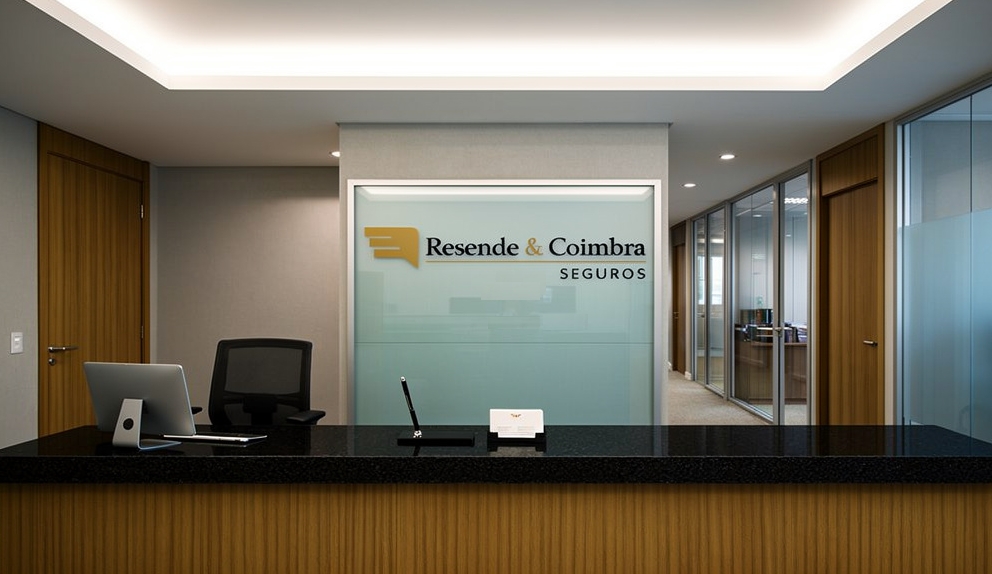 Recepção da Resende & Coimbra Seguros